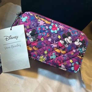 Mickey and Minnie Mouse Whimsical Purple All in One Purse by Vera Bradley wallet